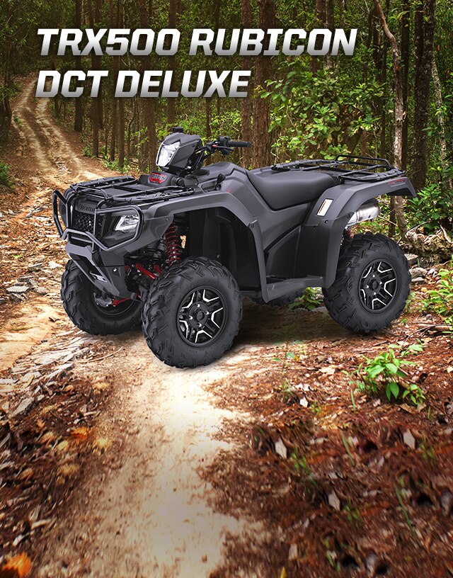 TRX500 Rubicon DCT Deluxe. Seigneur légendaire des sentiers.