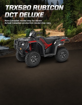 TRX500 Rubicon DCT Deluxe. Iconic trail leader. 