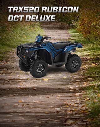 TRX500 Rubicon DCT Deluxe. Iconic trail leader. 
