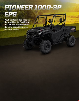 2023 Pioneer 3P EPS.. Dépassez l’extraordinaire