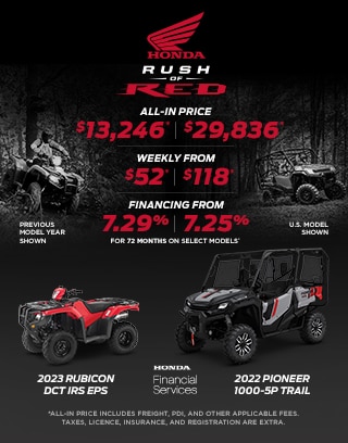 Honda Rush of Red